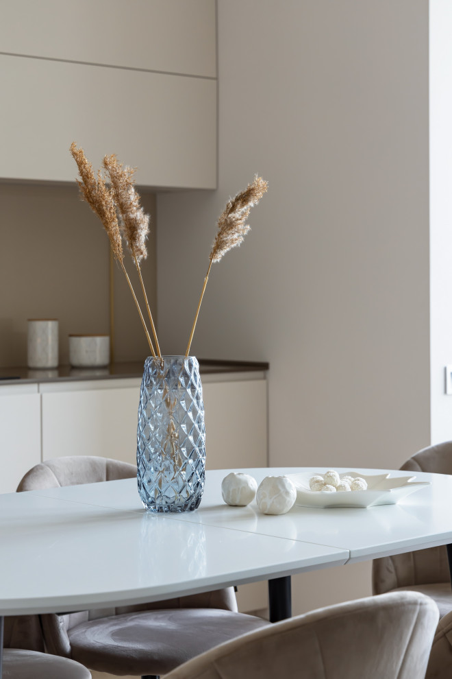 Реализованная квартира в ЖК Макаровский. Кухня-гостиная