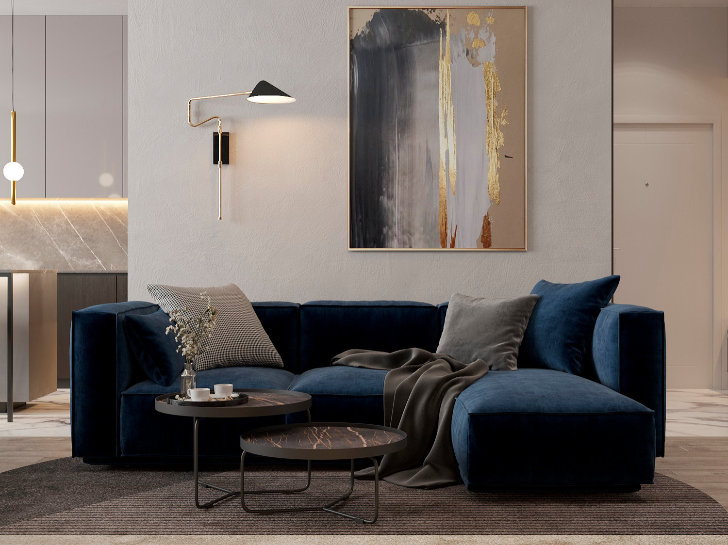 Дизайн-проект 3-комнатной квартиры 84,3 м2 в ЖК «Румянцево-Парк»