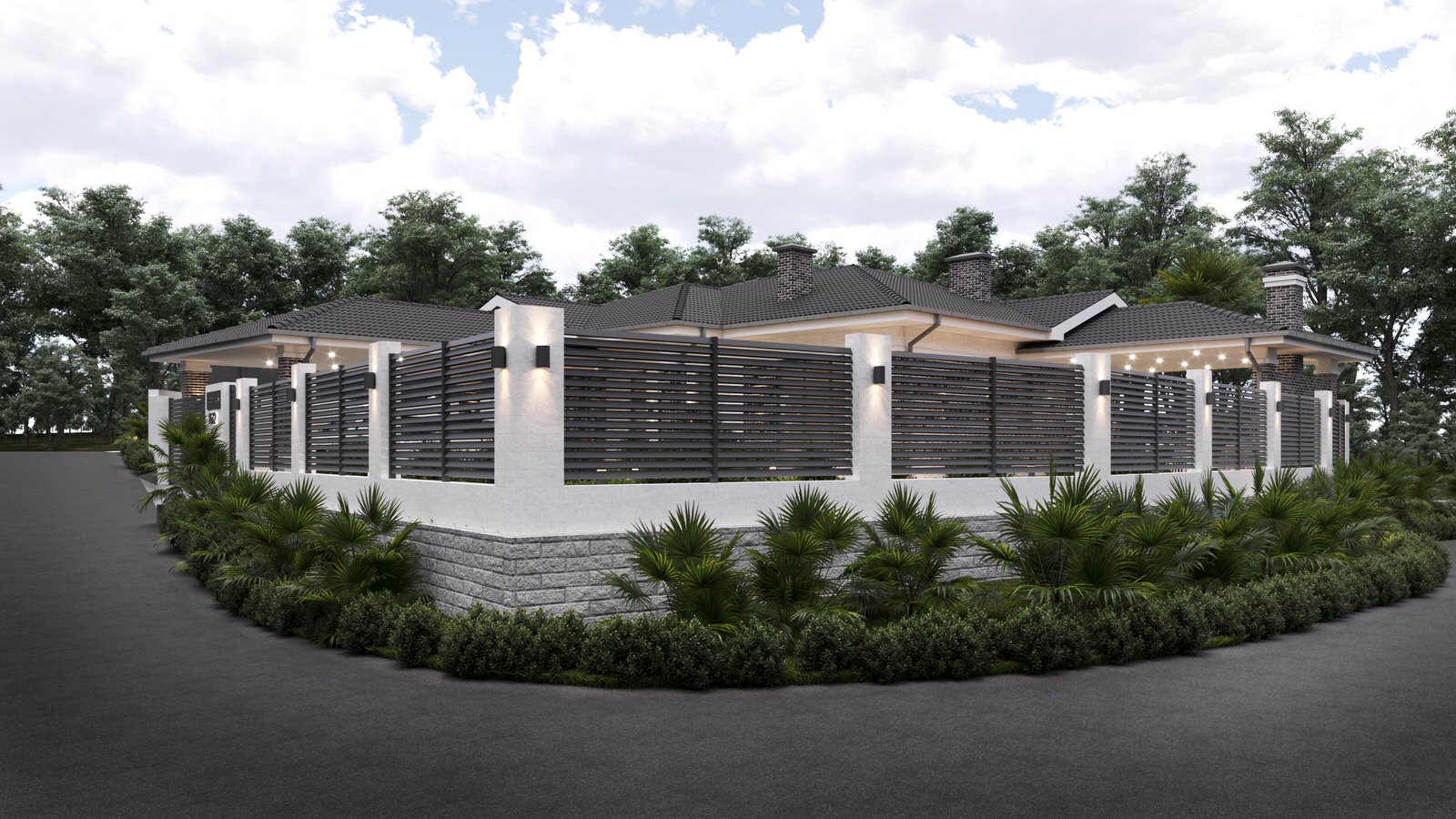 Одноэтажный дом на 130 кв.м.