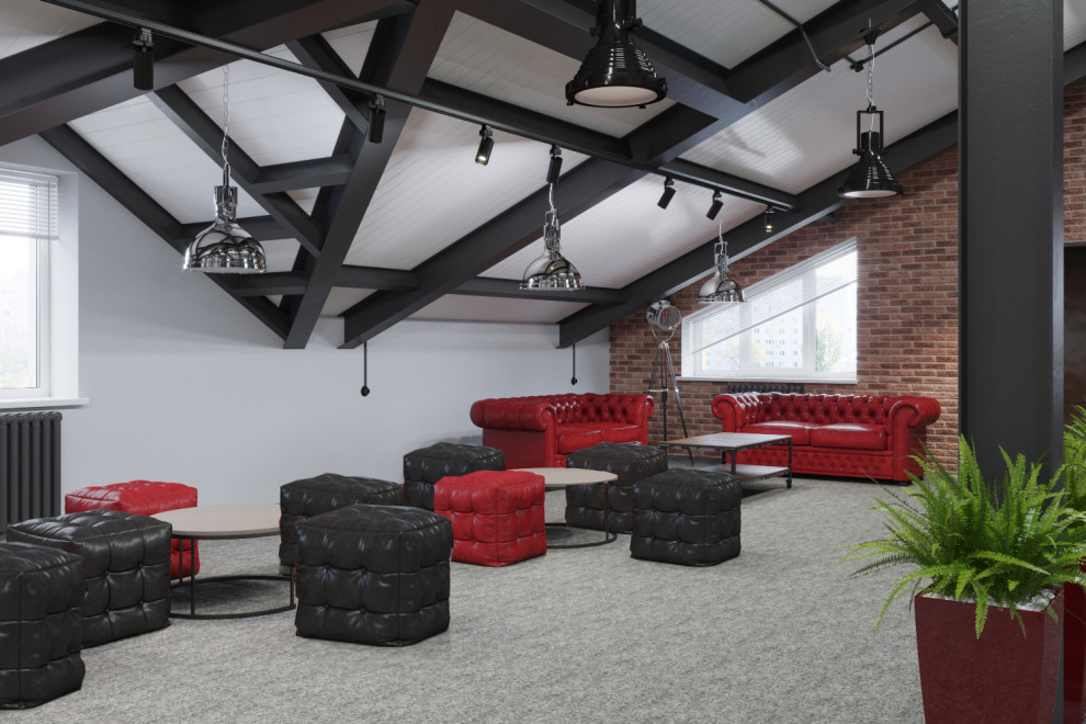 Офис на мансардном этаже