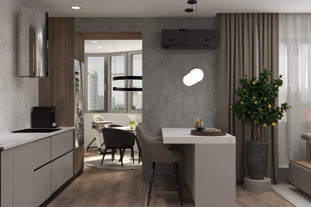 Лаконичный минимализм для молодой семьи