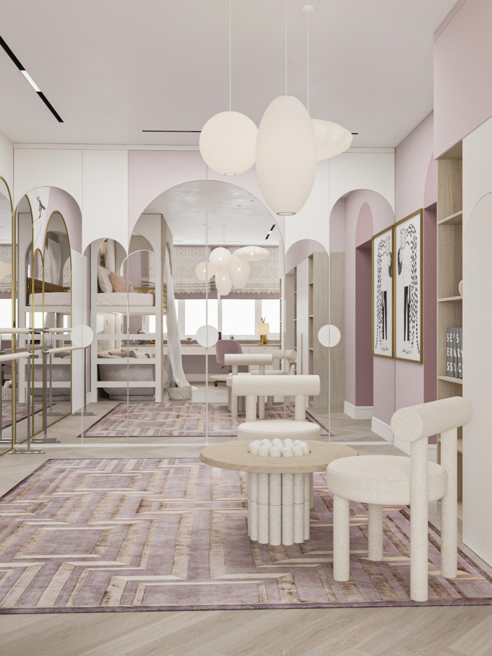 Gentle girl's bedroom