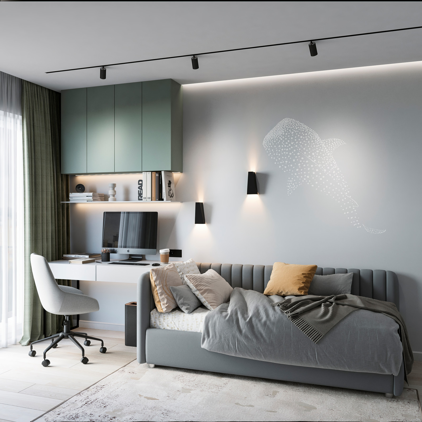 Дизайн квартиры в ЖК "Октябрьский" г.Тюмень