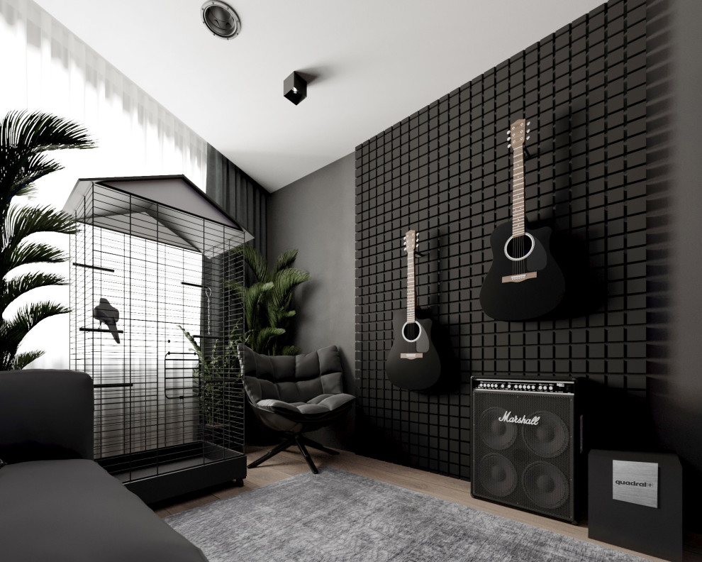 Кабинет в стиле cyberpunk для музыканта