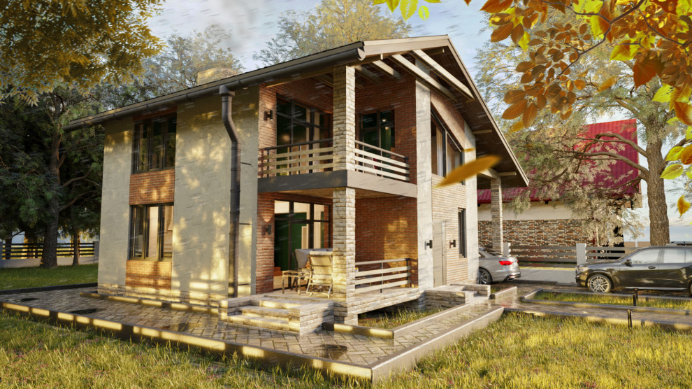 Обложка проекта: Brick effective house by ACG Group