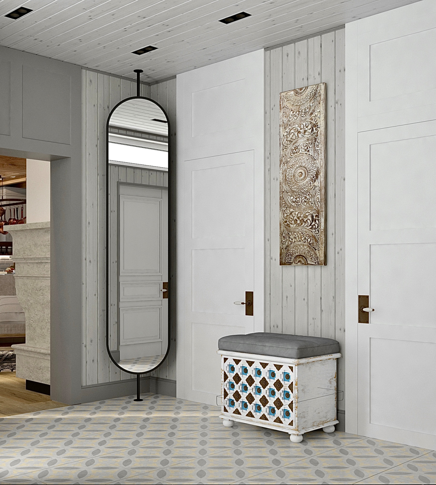 Дизайн загородного дома в Санкт-Петербурге.