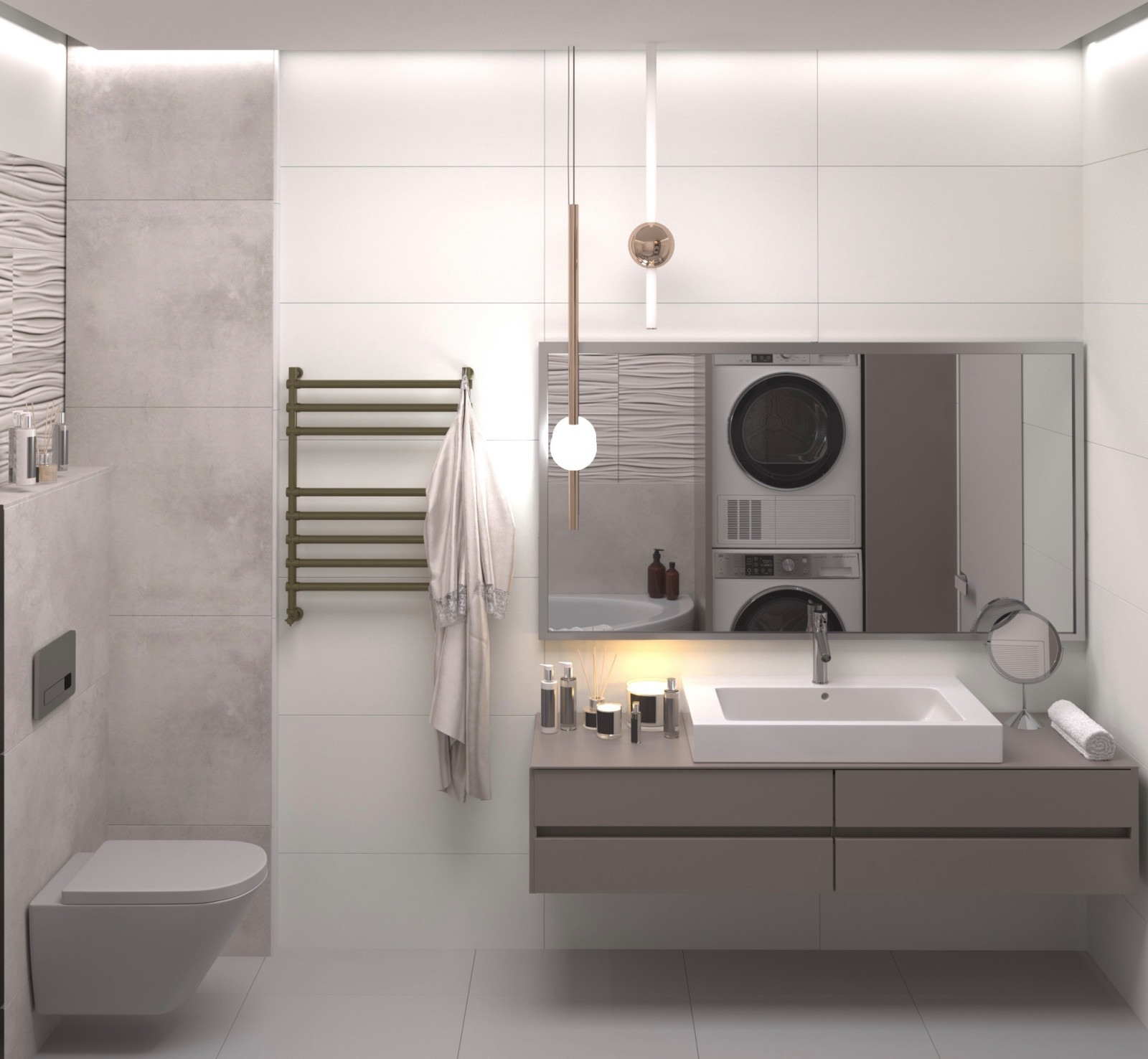 Ванная комната из проекта "StyleHome"