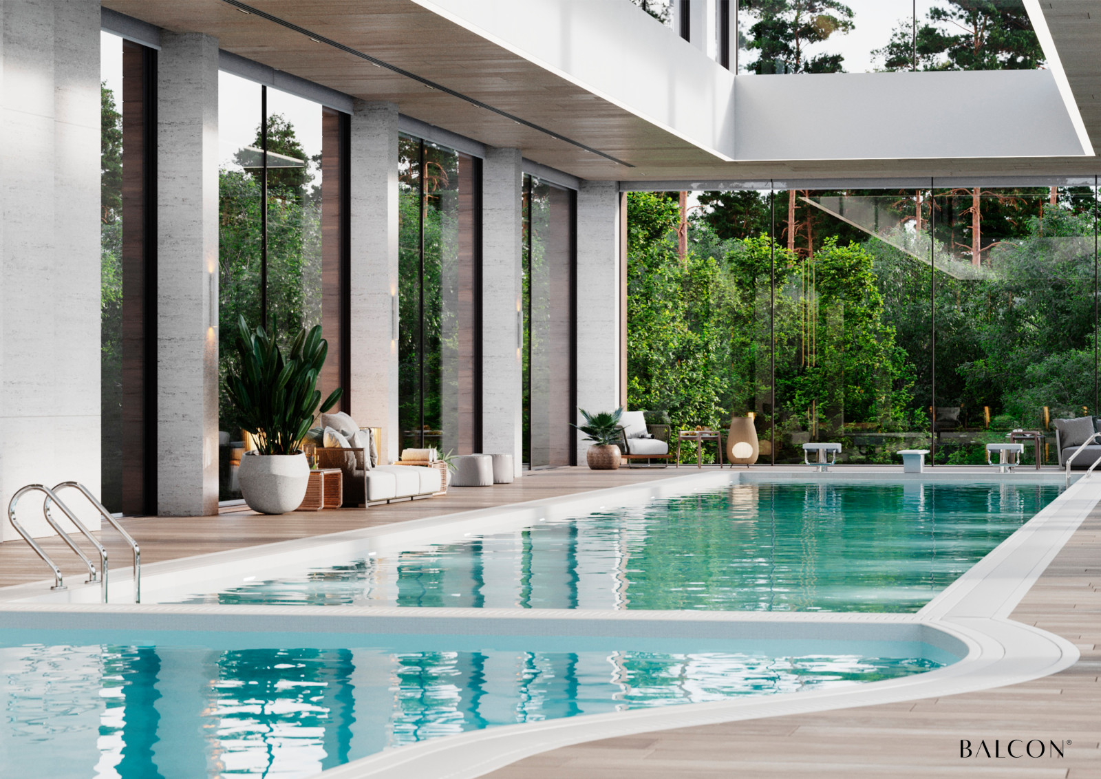 Спа-компекс с бассейном