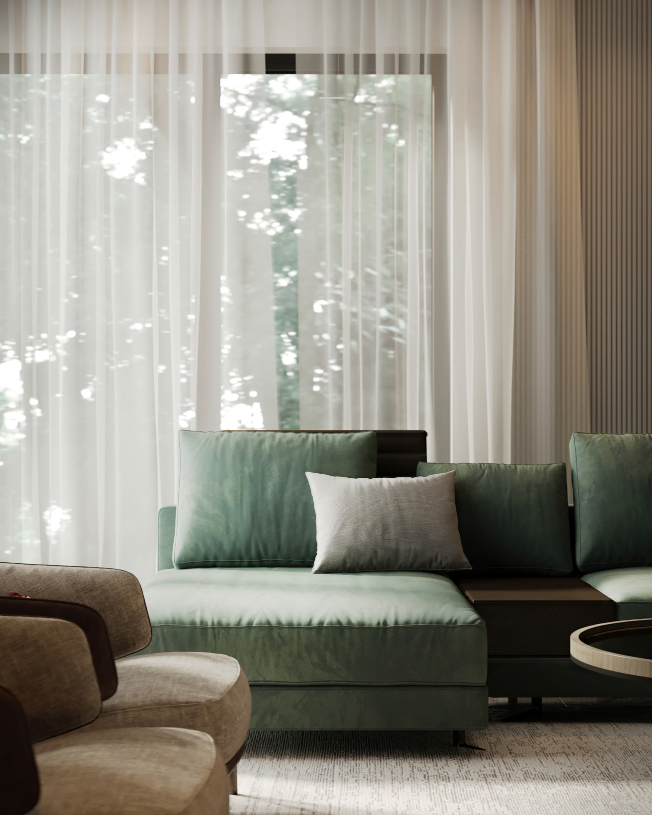 Загородный дом, минималистичный и строгий