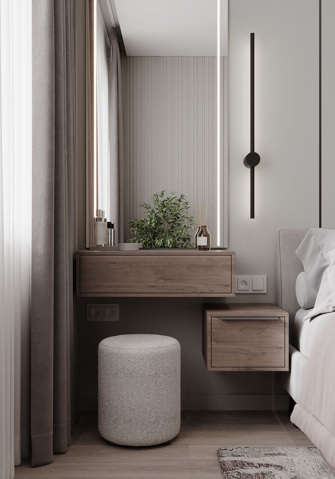 Интерьер квартиры в ЖК "Гармония"