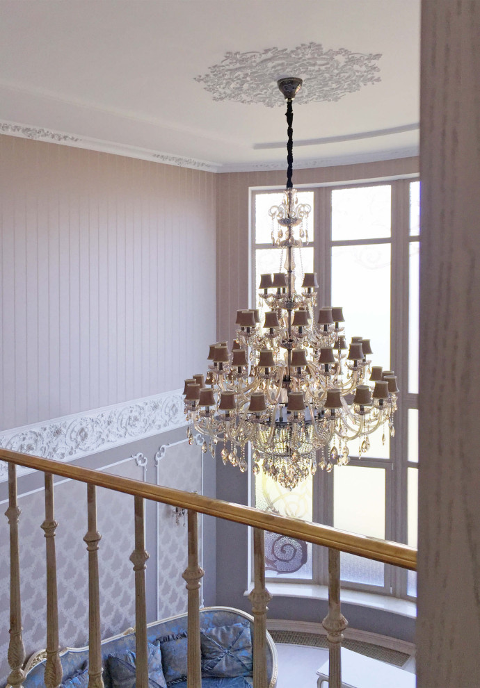 Дизайн интерьера дома в классическом стиле. Реализованный проект.