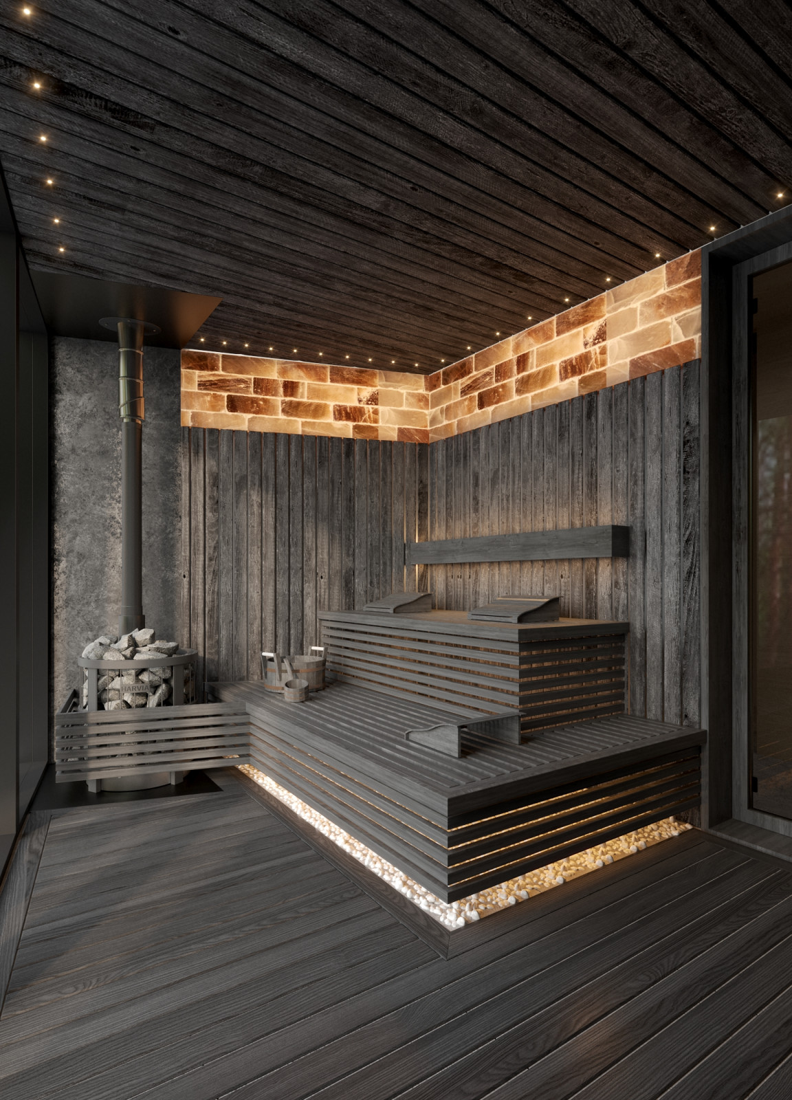 Интерьер загородного SPA