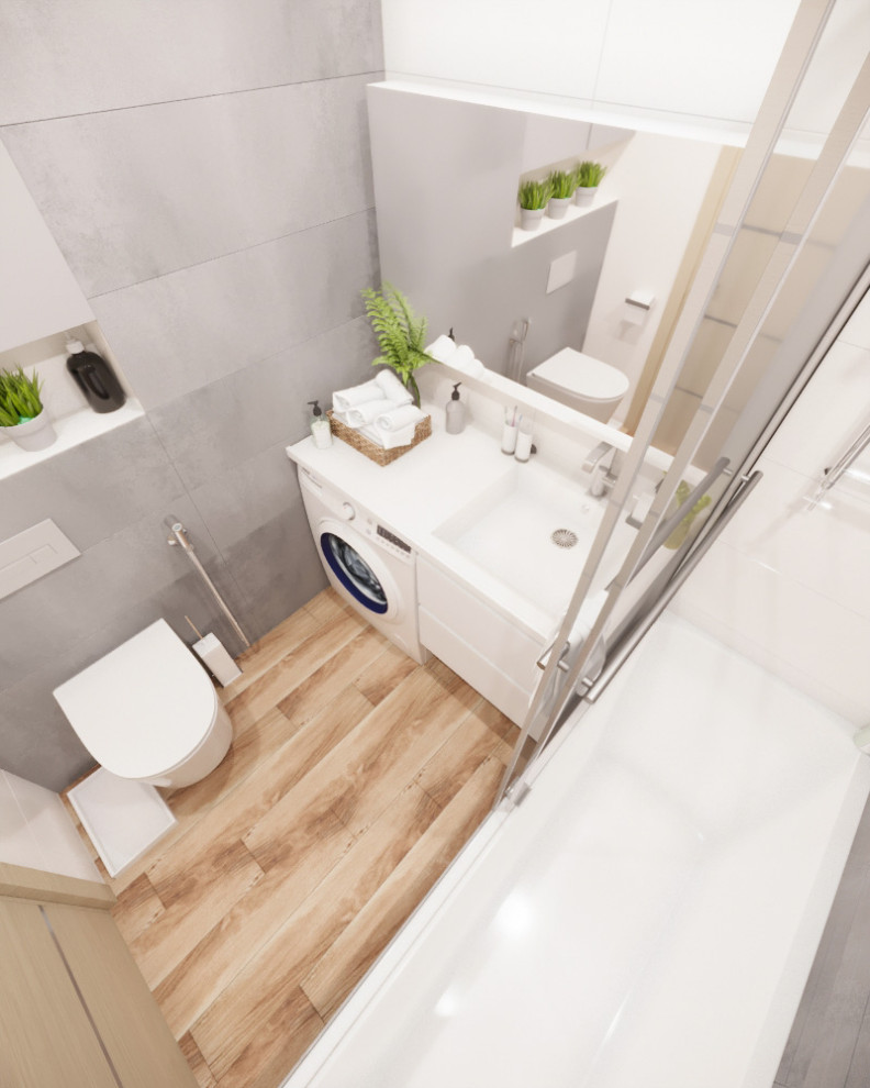 Светлая ванная