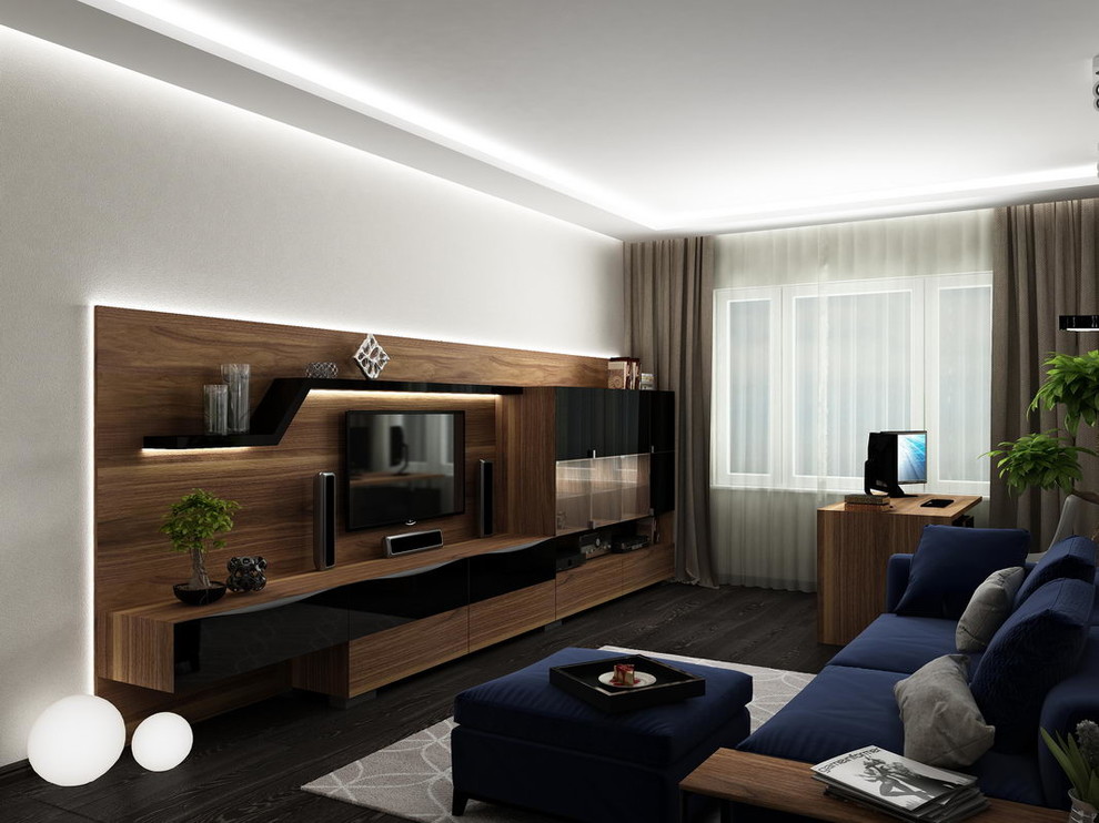 Двухкомнатная квартира в современном стиле.