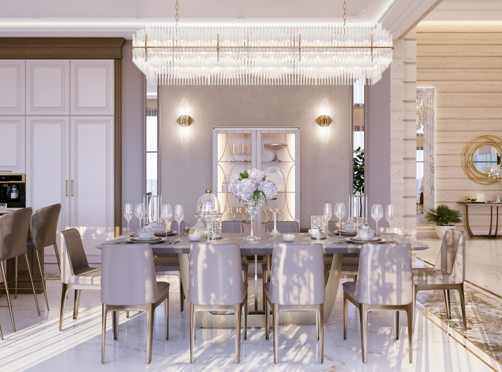 Загородный дом из бруса, Неоклассика