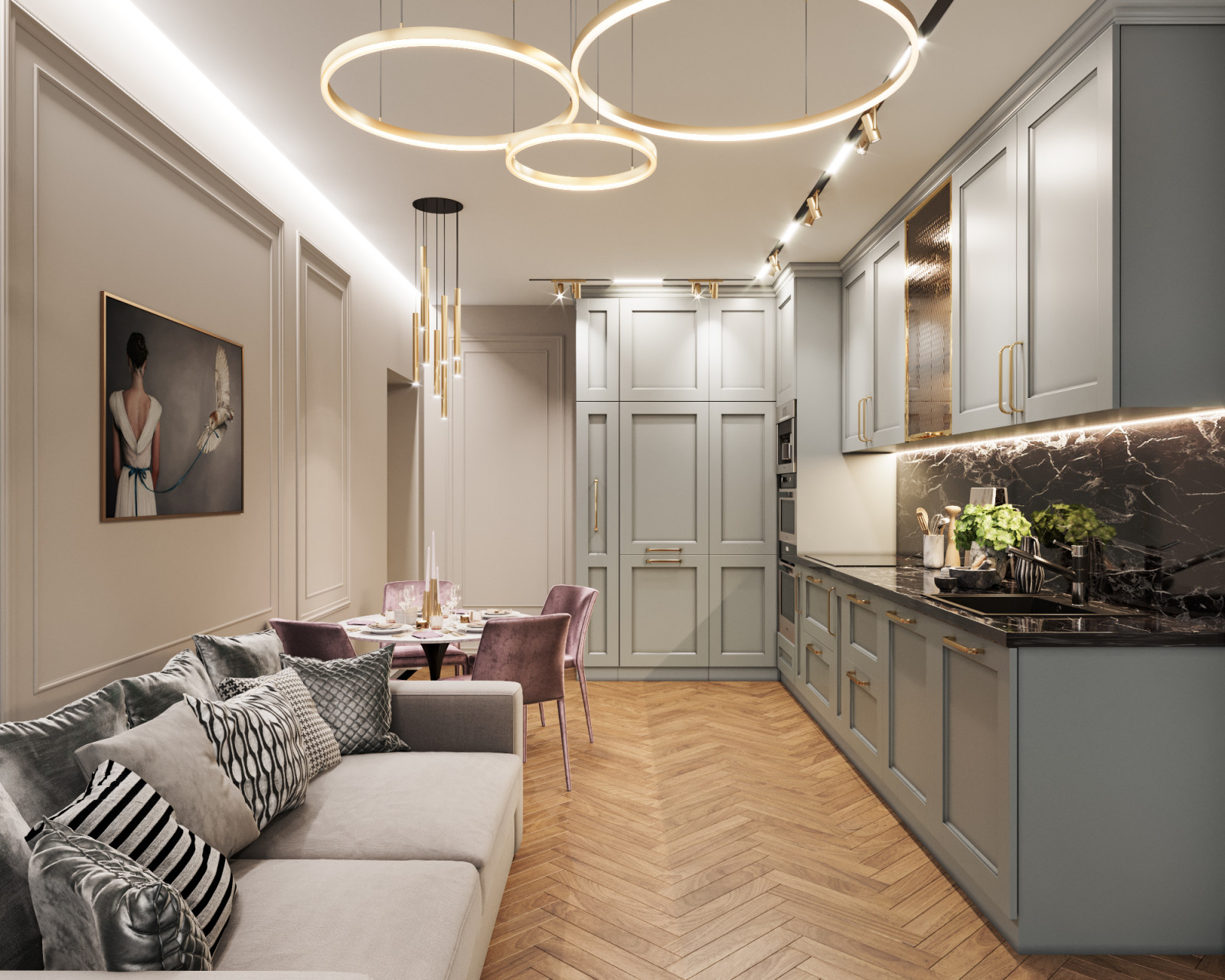 Проект  ЖК Голден Сити 97 м.кв.