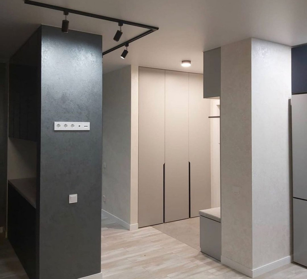 Дизайнерский ремонт в 1-комнатной квартир