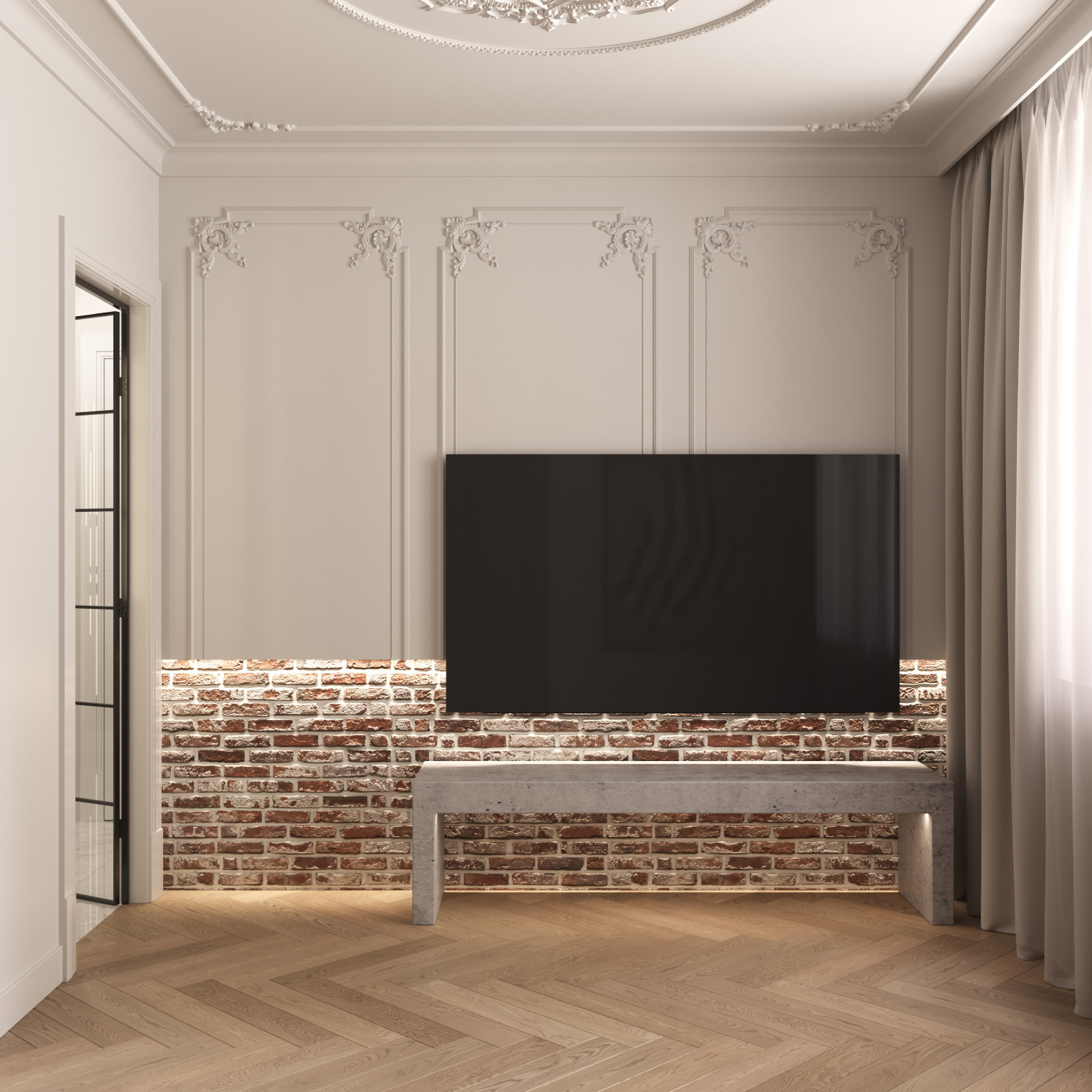 Проект трехкомнатной квартиры