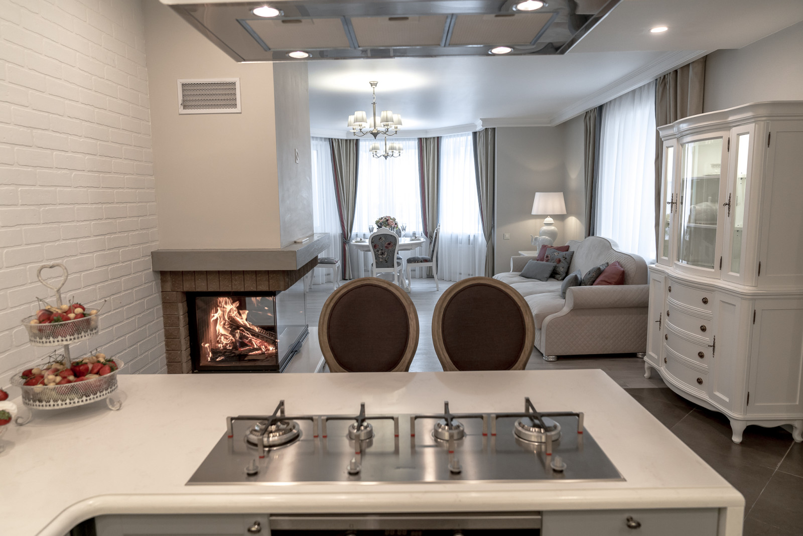 Вид из кухни