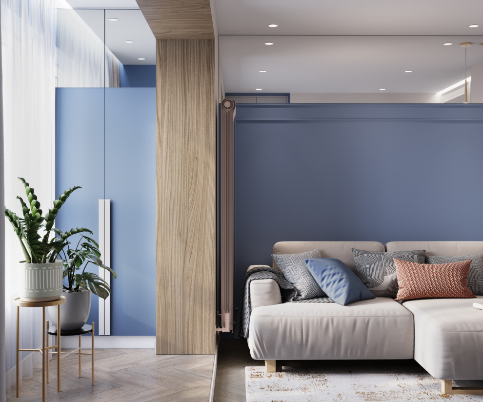 проект "Элегантные ассоциации на 63 м2"