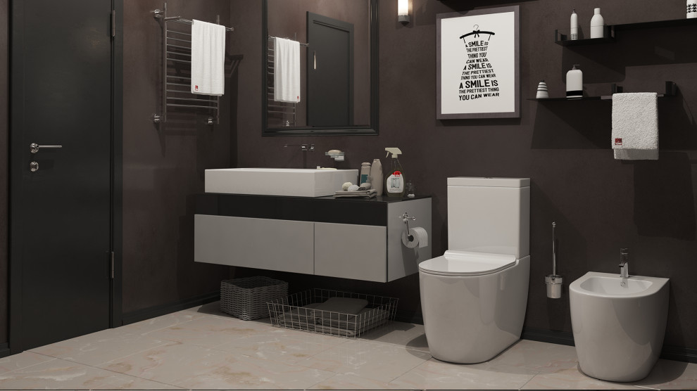 Санфаянс TIMO KERAMIKKA в интерьере ванной комнаты