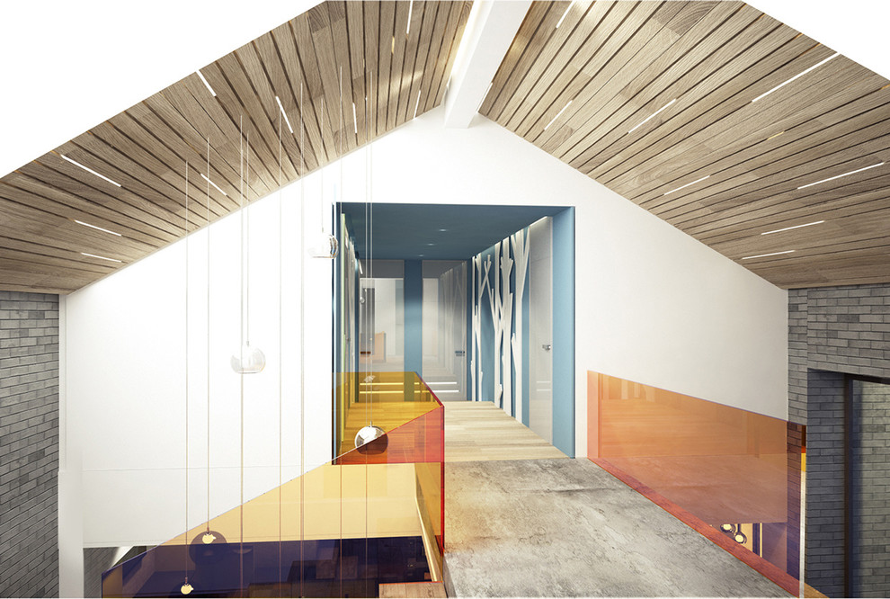 Интерьер загородного дома для большой семьи