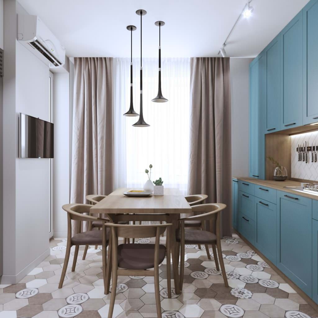 Дизайн-проект трехкомнатной квартиры для семьи из трех человек