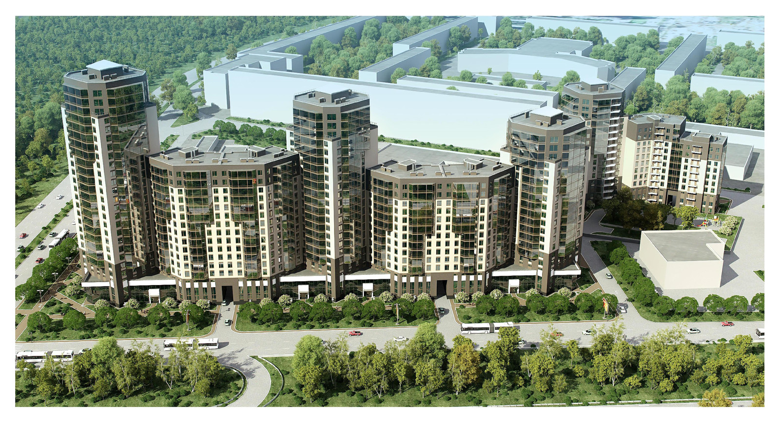 Многоэтажный комплекс