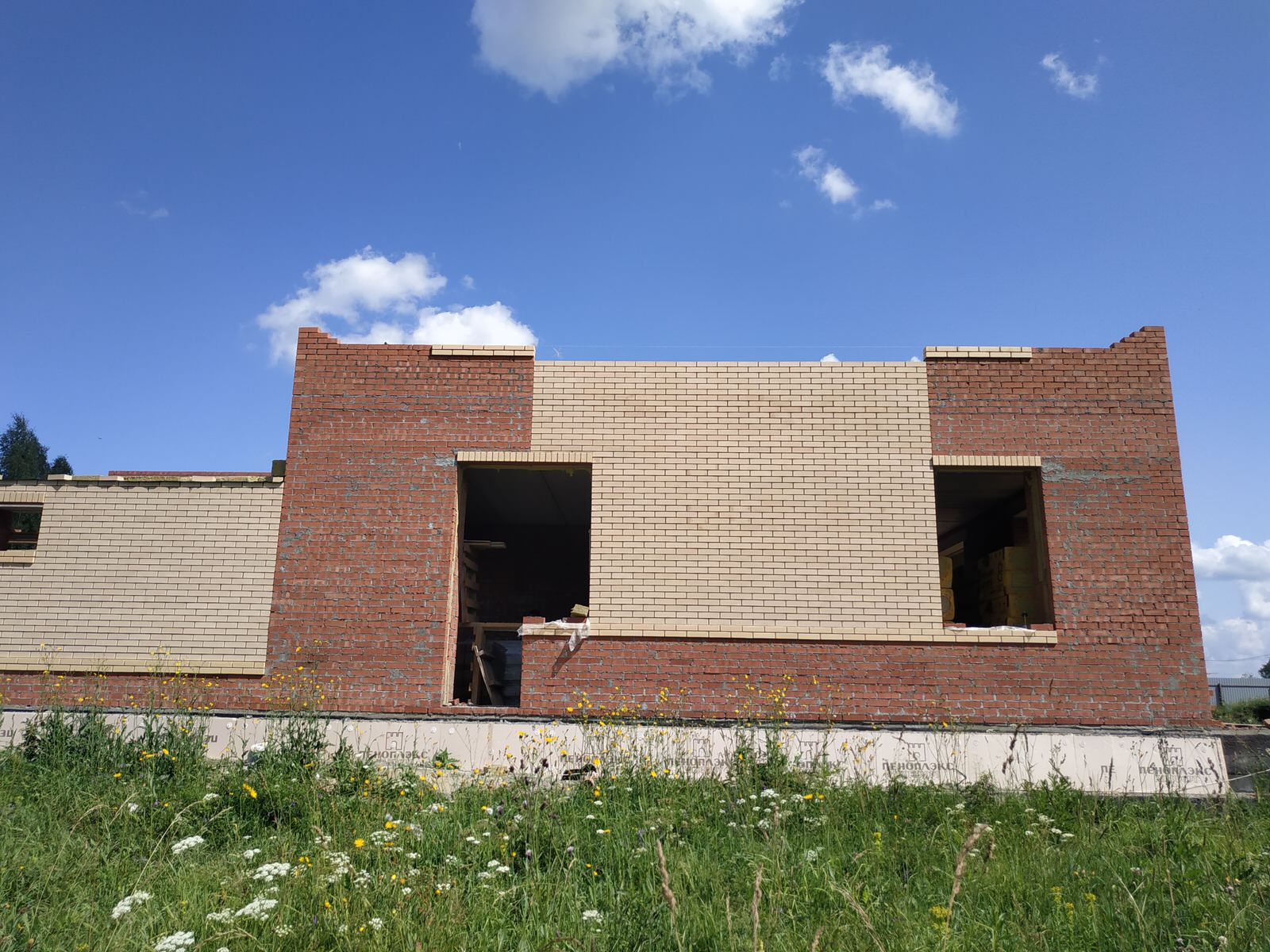 Строительство жилого дома в г. Новосибирск п. Близкий