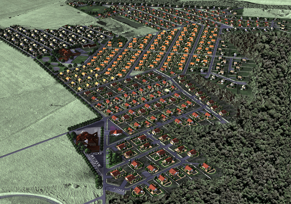 Коттеджный поселок. Краснодар.