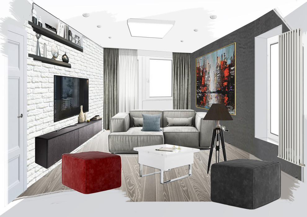 Обложка проекта: Некрасовка 75,37 кв.м.