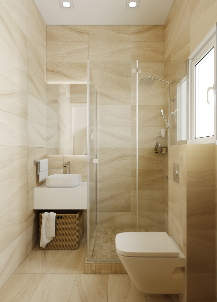 санузел в студии трансформер