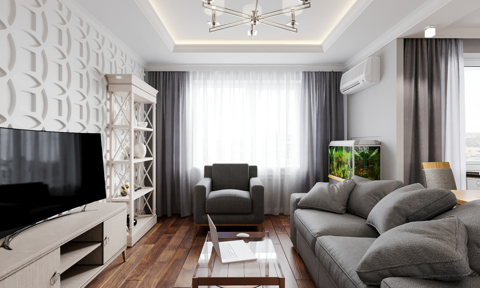 Квартира в ЖК «Золотая звезда» в стиле современная классика. 90м2. 2018