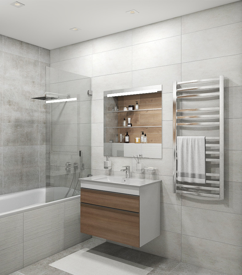 Дизайн интерьера двухкомнатной квартиры на ул. Карамзина в Калининграде