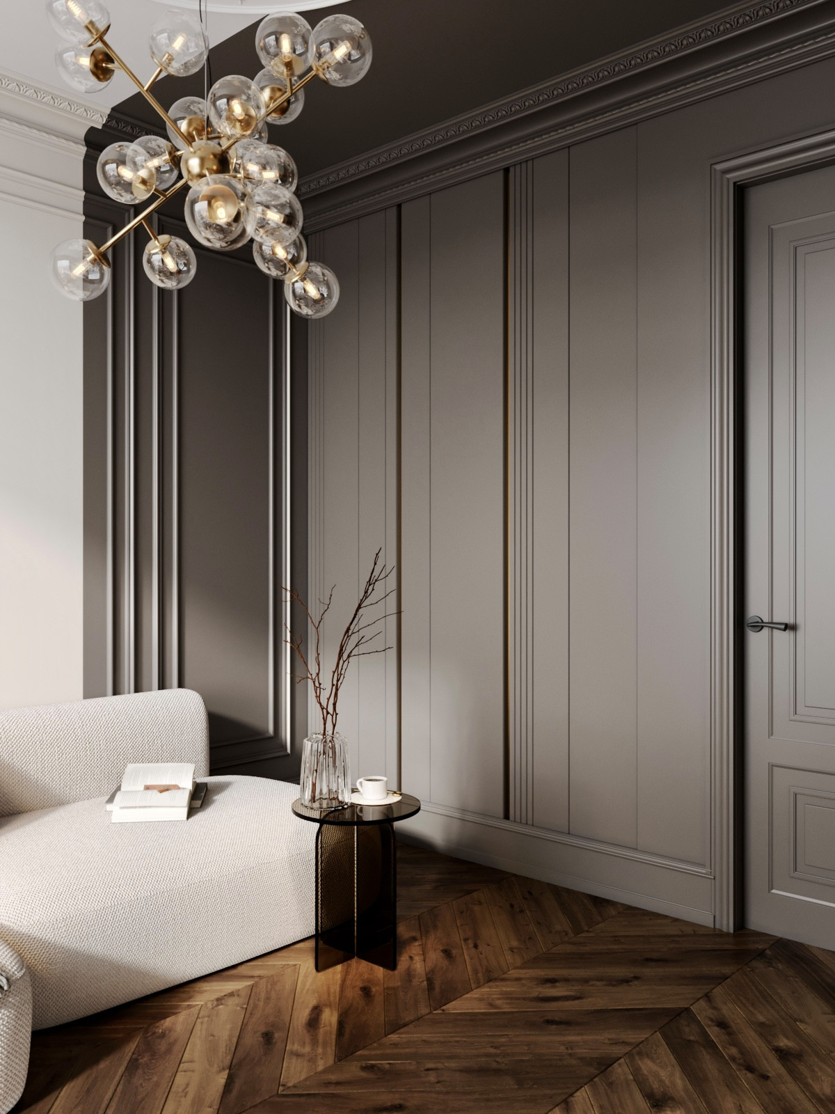 Квартира для сына дизайнера с хорошим вкусом. Вариант 2