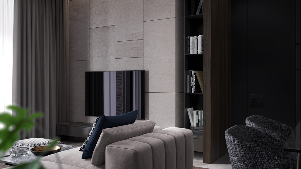 Темная квартира для светлой пары