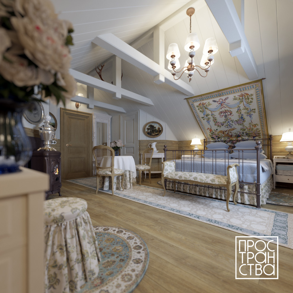 Проект гостиницы в русском стиле в Подмосковье