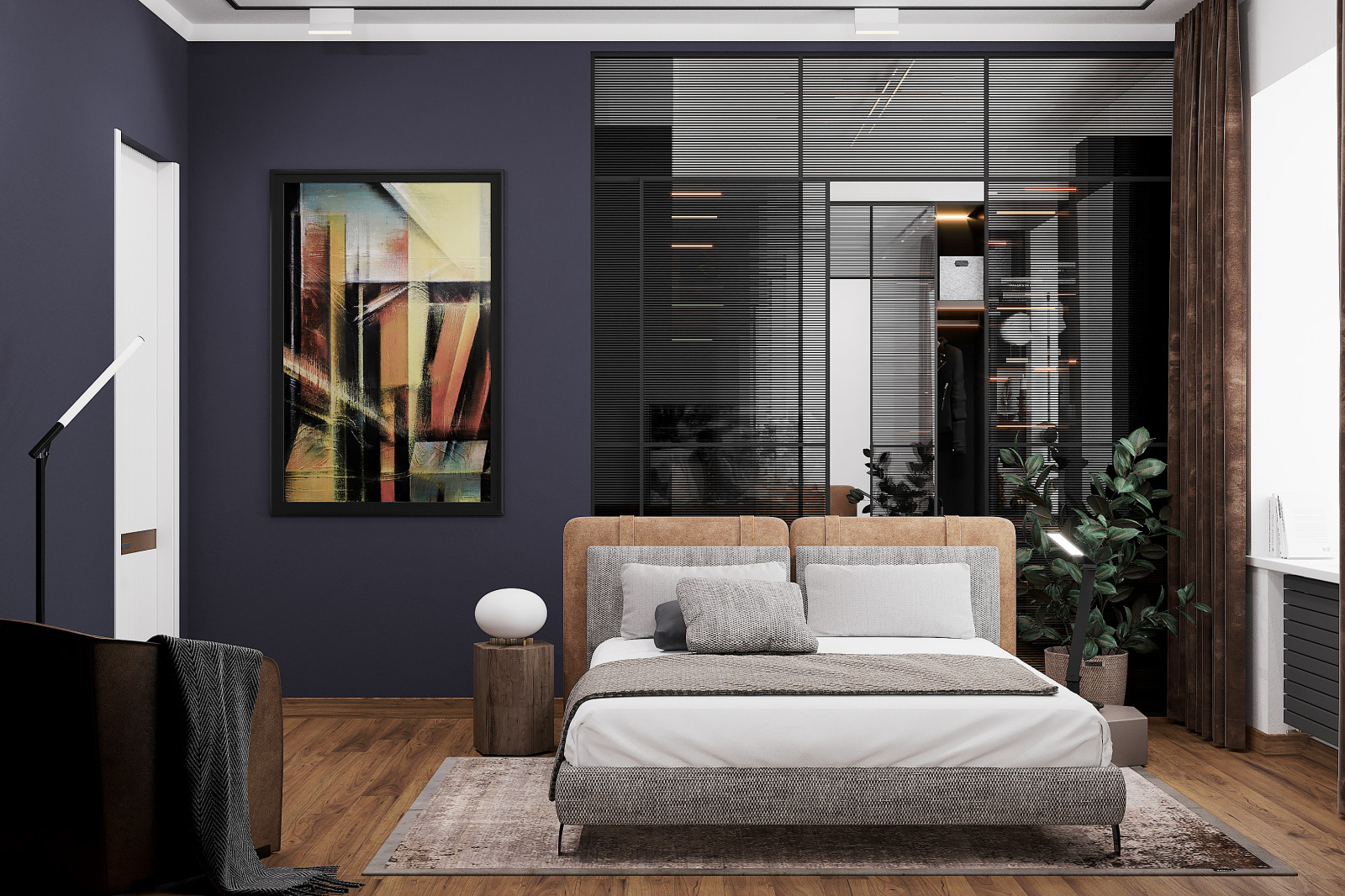 Спальня + Гардероб l Комсомольский проспект