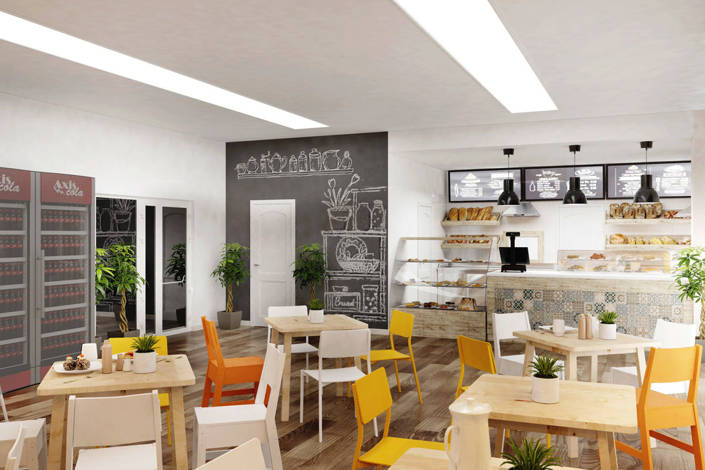 Концепция оформления кафе в гипермаркете Касторама