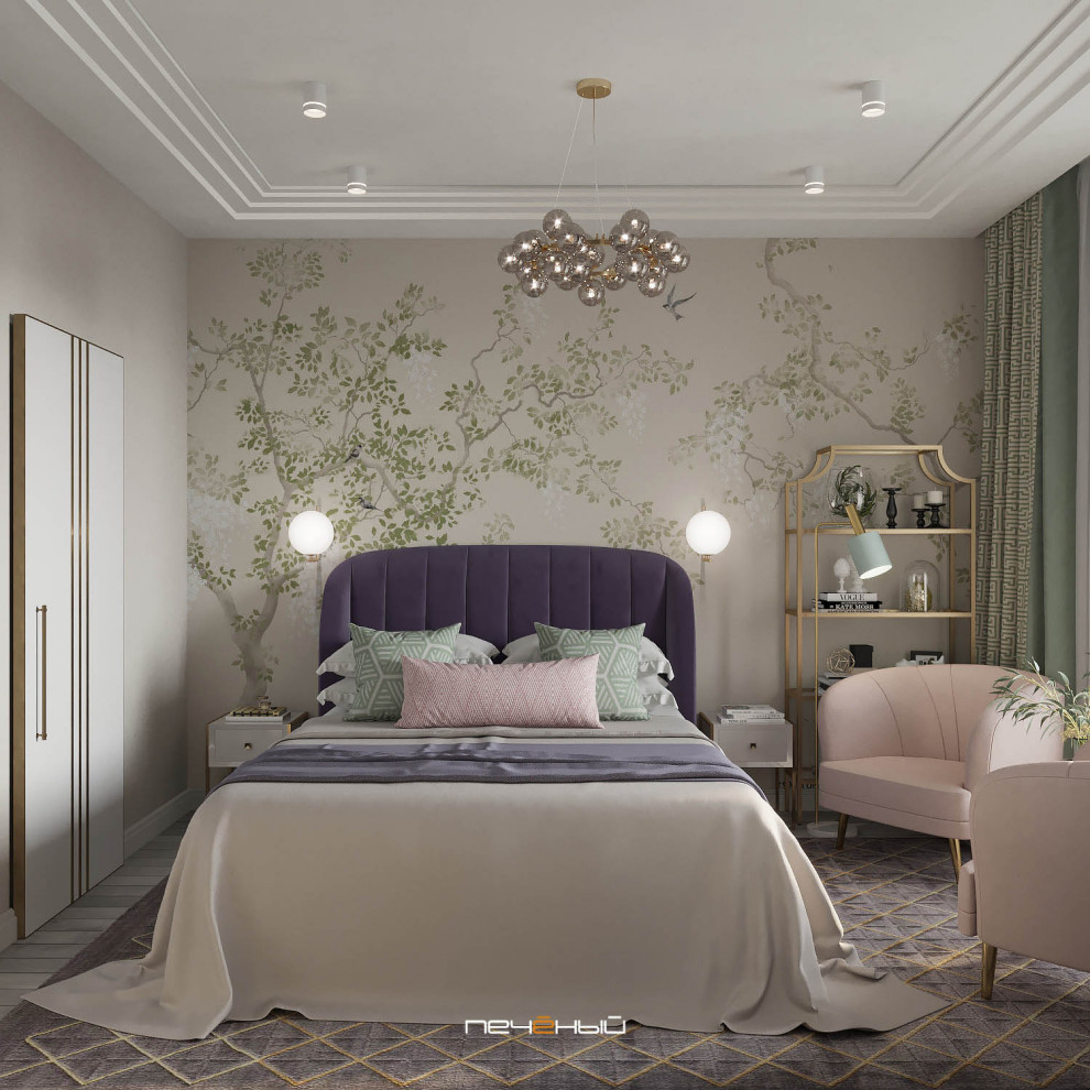 Современная трёшка в пастельных тонах