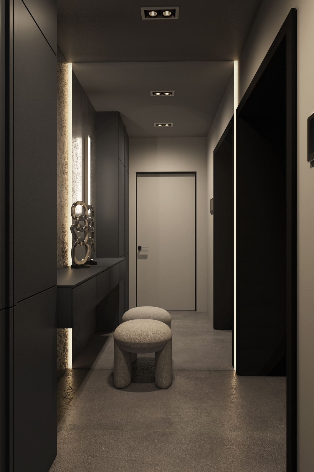 Дизайн проект подвального помещения 127м²