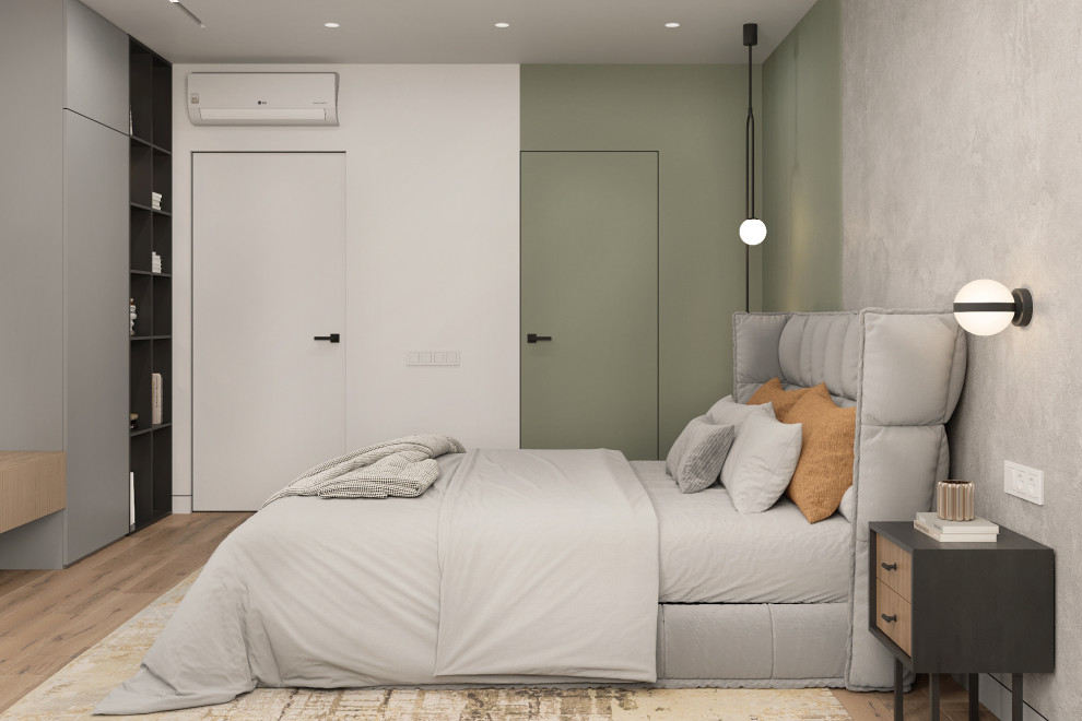 ЖК "Квартал Галактика", квартира в зеленом цвете.