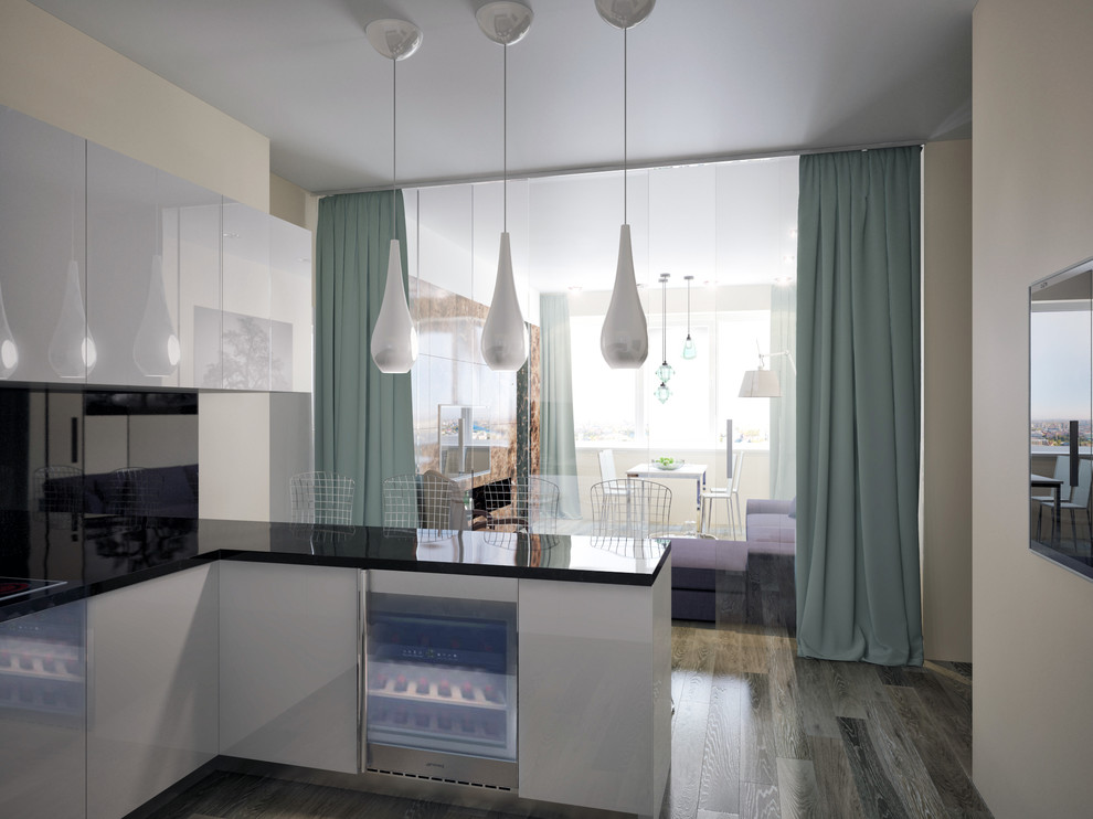 Дизайн квартиры в ярких оттенках