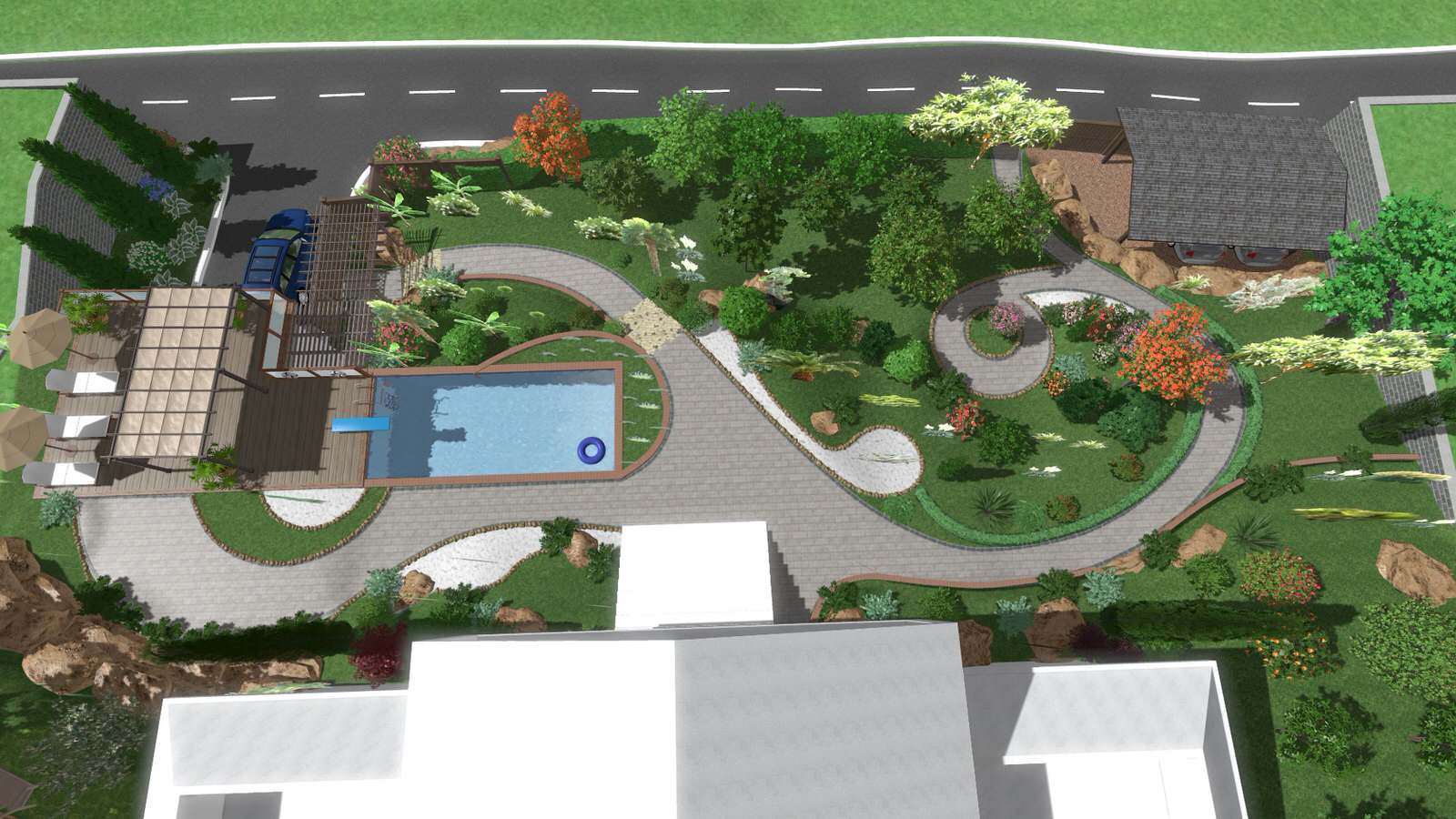 Приусадебный участок индивидуального жилого дома