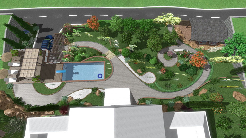 Приусадебный участок индивидуального жилого дома