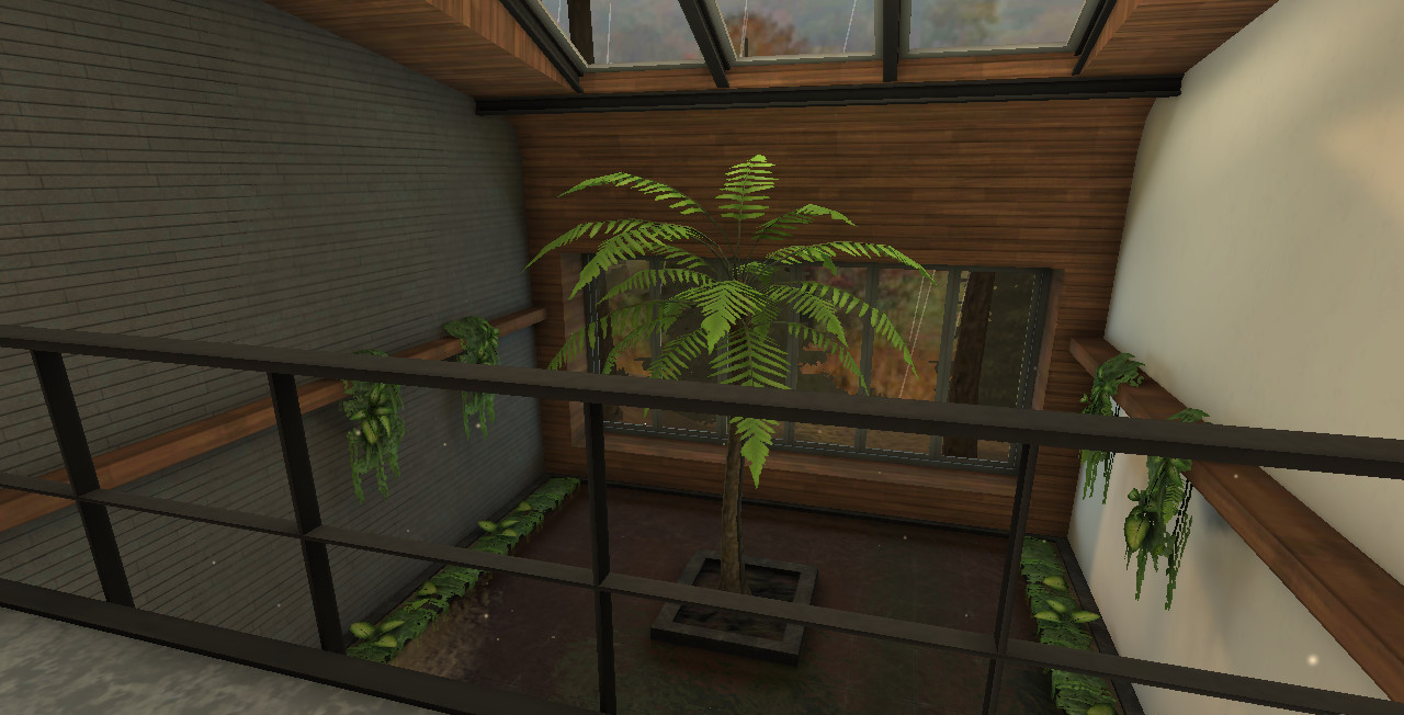 3D проект дома в лесу