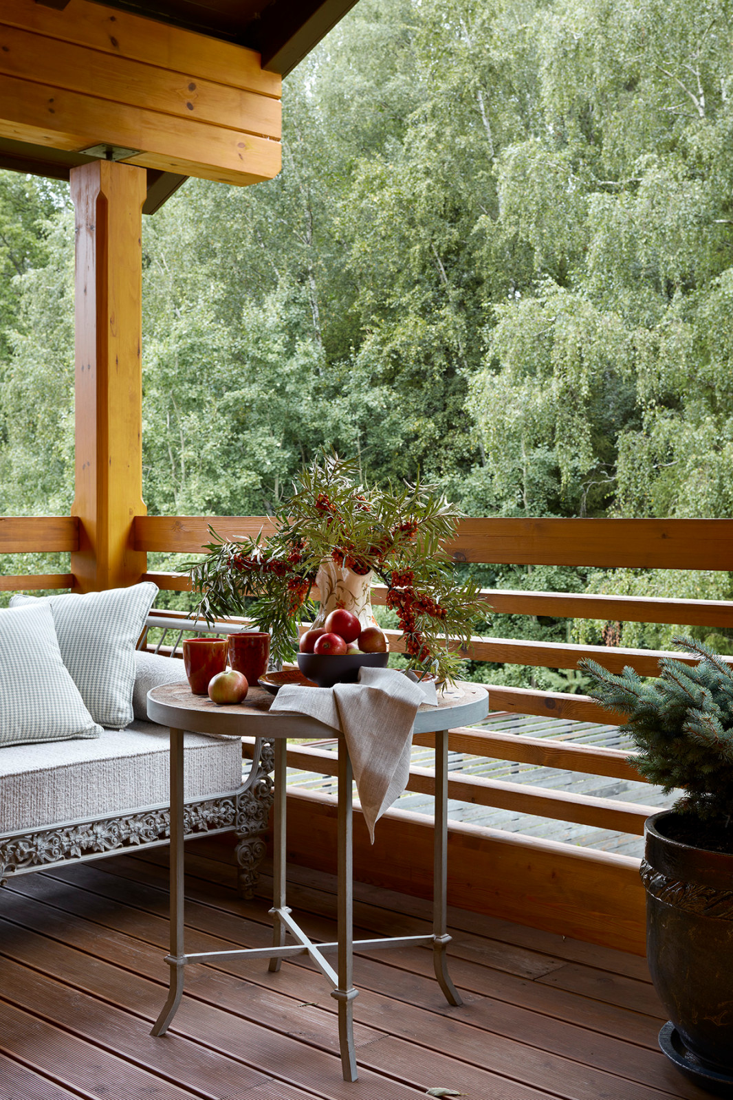 Терраса и дом