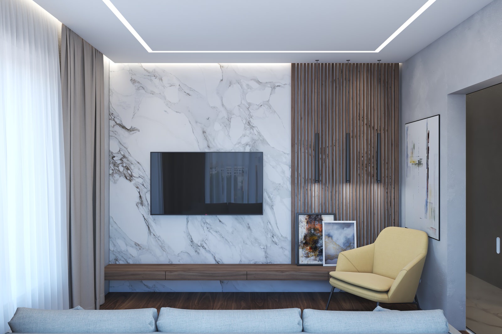 Обложка проекта: Двухкомнатная квартира для холостяка