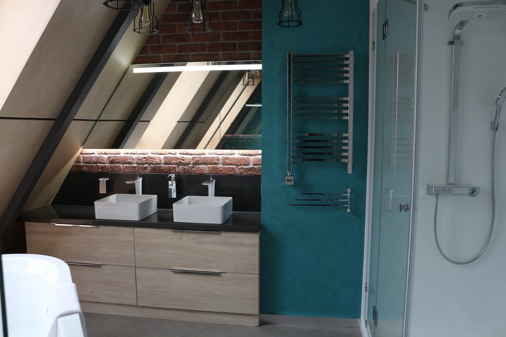 Проект двухуровневой квартиры в стиле ЛОФТ