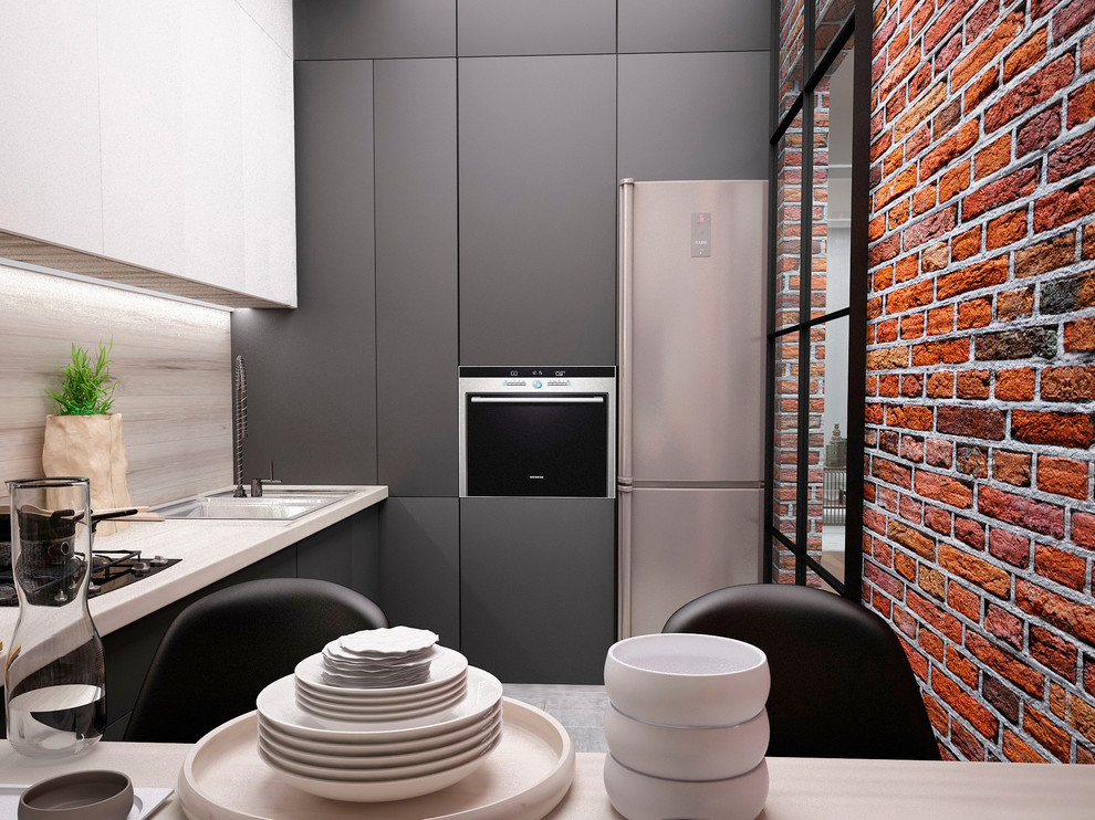 Блок-секция в стиле лофт